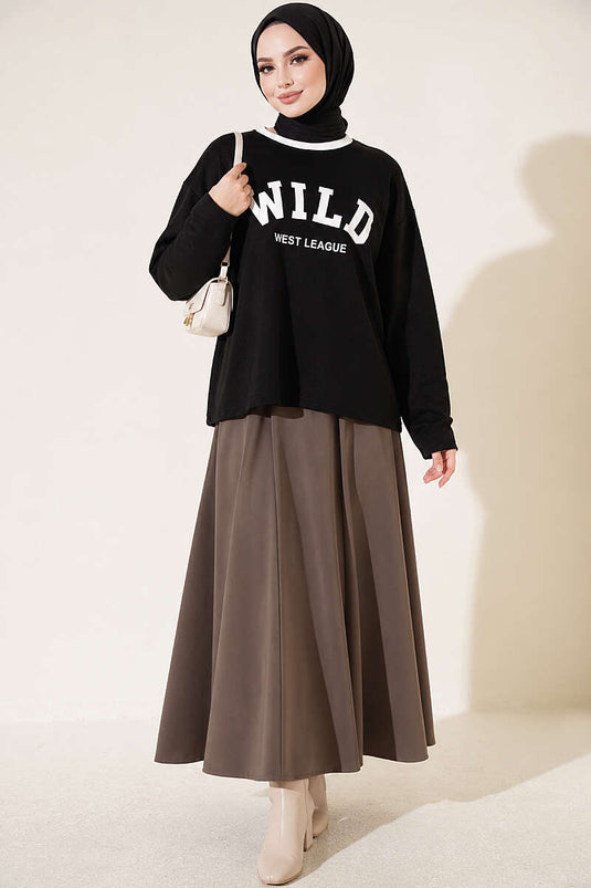 Wild Gebruikte Sweatshirt Zwart