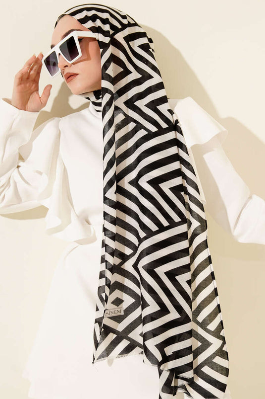 Winter Desenli Bambu Şal Asorti 1