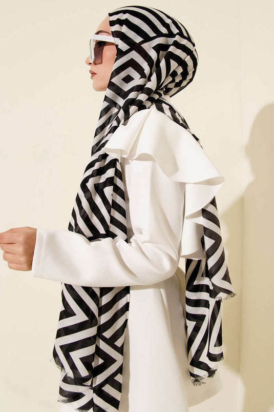 Winter Desenli Bambu Şal Asorti 1