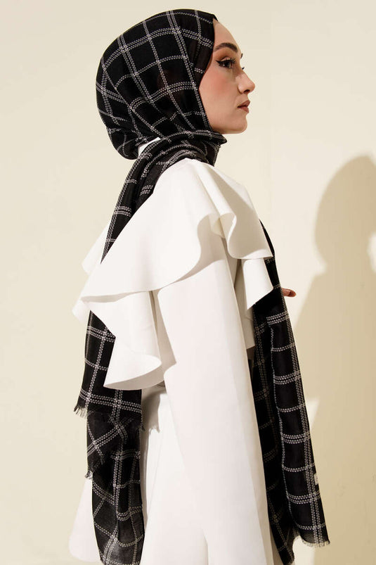 Winter Patterned Bamboo Shawl Assorted 3