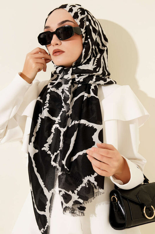 Winter Desenli Bambu Şal Asorti 4