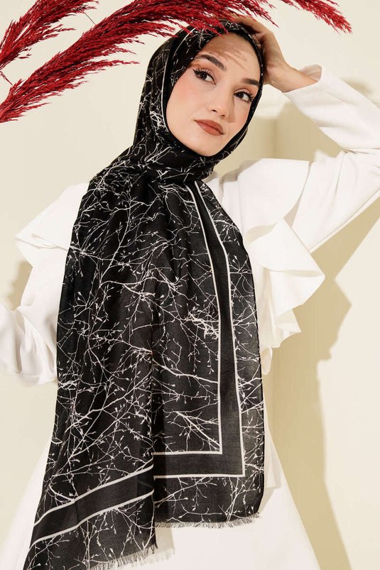 Winter Patterned Bamboo Shawl Assorted 7