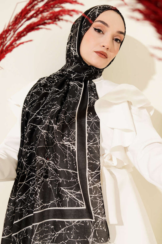 Winter Patterned Bamboo Shawl Assorted 7