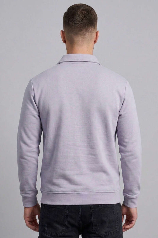 Yaka Change Printed Men's Sweatshirt Gray