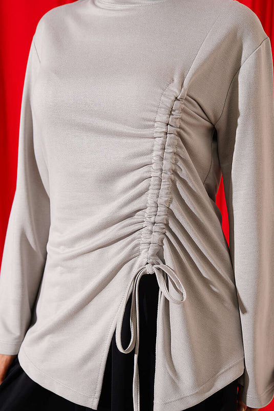 Túnica Gris Con Cordón
