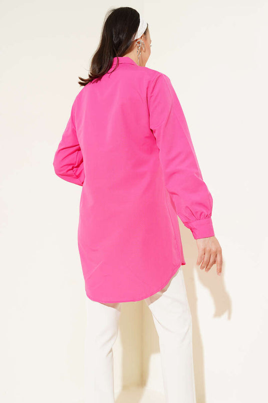 تونيك برباط جانبي باللون الفوشيا
