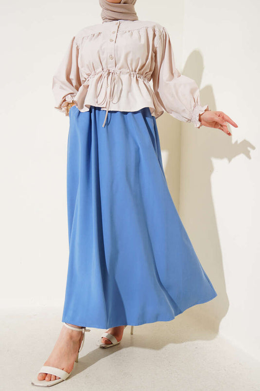 Basic Rock Indigo mit Seitentaschen