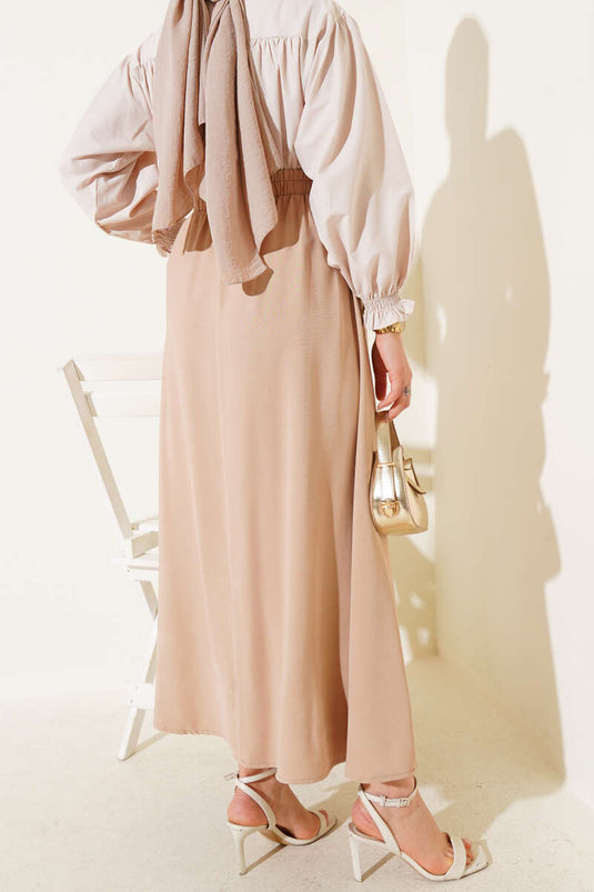 تنورة لاتيه أساسية مع جيوب جانبية