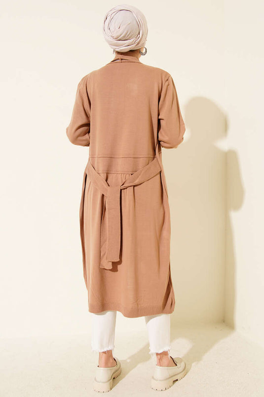 Gilet laté à coutures latérales Latte