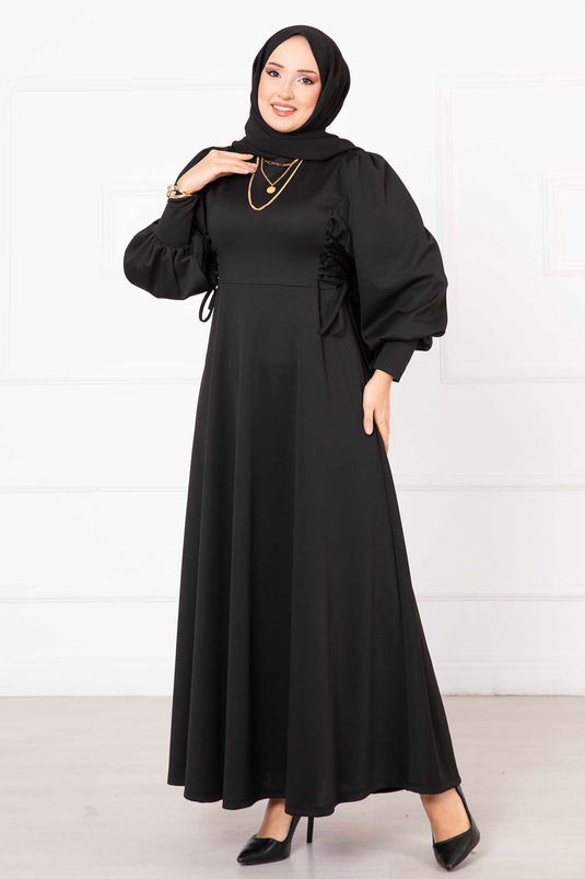 Robe À Nouer Sur Le Côté Noir