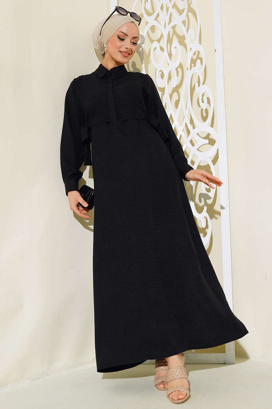 Robe À Nouer Sur Le Côté Noir