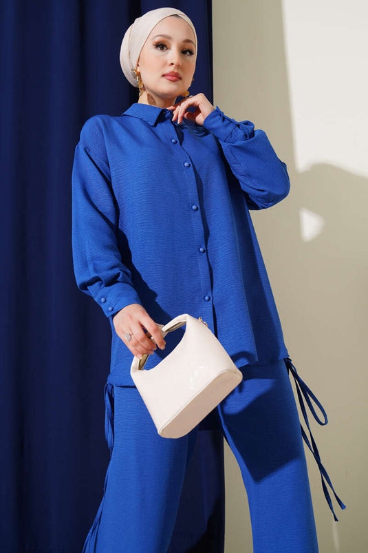 Ensemble de saxophone deux pièces détaillé avec corde latérale