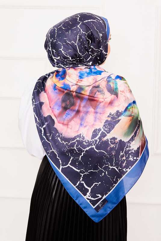 Leaf Pattern Soft Shawl -11