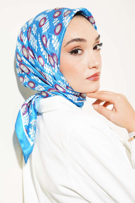 Écharpe en bambou à motifs de feuilles Saks