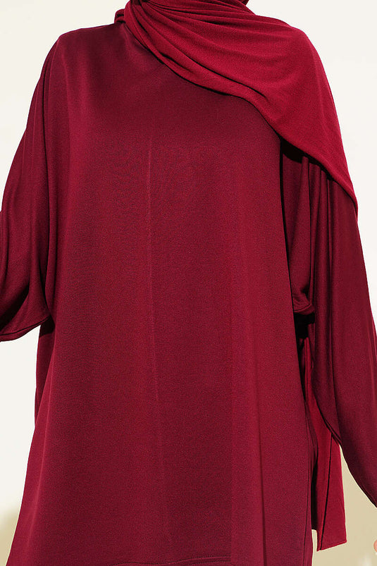 Yarasa Kol Basic Loyşa Tuniek Bordeaux