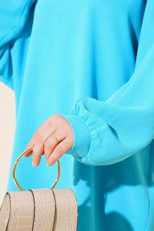 Set doppio con maniche a pipistrello Turchese