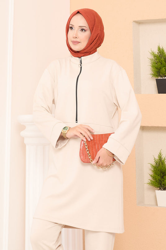 طقم أويشو بيج ثنائي القطع بنظام نصف سحاب