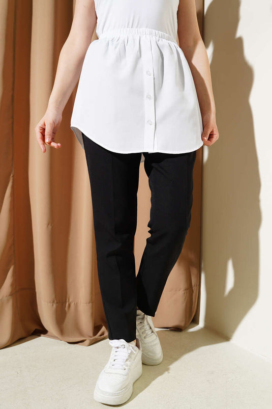 Half Shirt Undershirt White