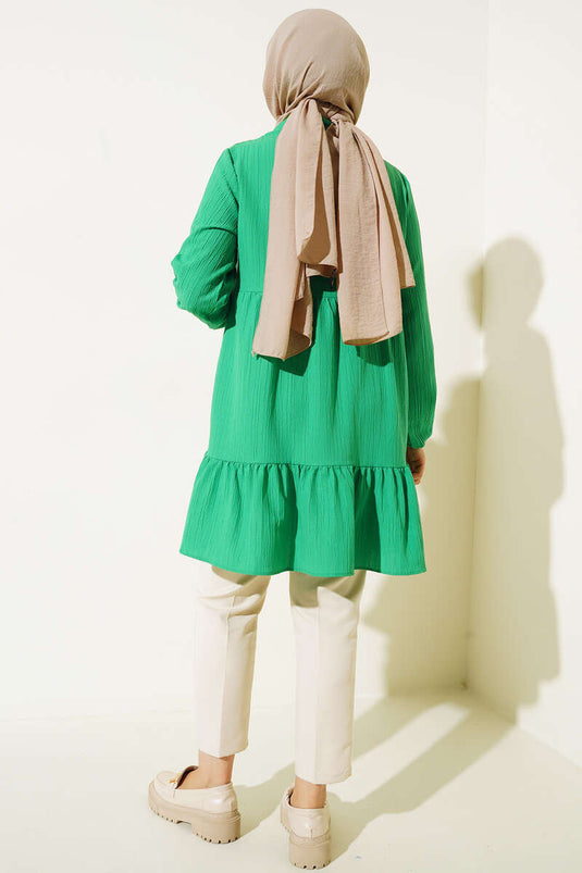 Yarım Pat Bürümcük Tunik Benetton