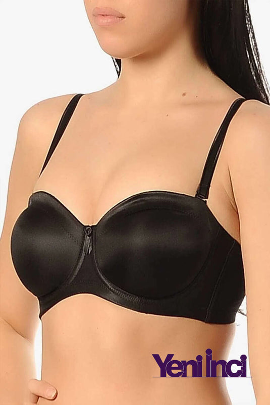 Yeni Inci Underwire Minimizer Bra D أسود