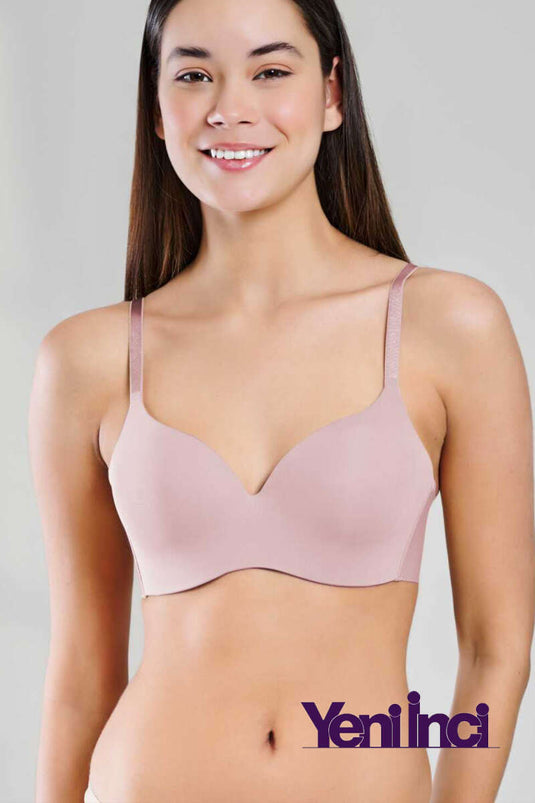 Soutien-gorge New Pearl Bra Woow à fines bretelles roses
