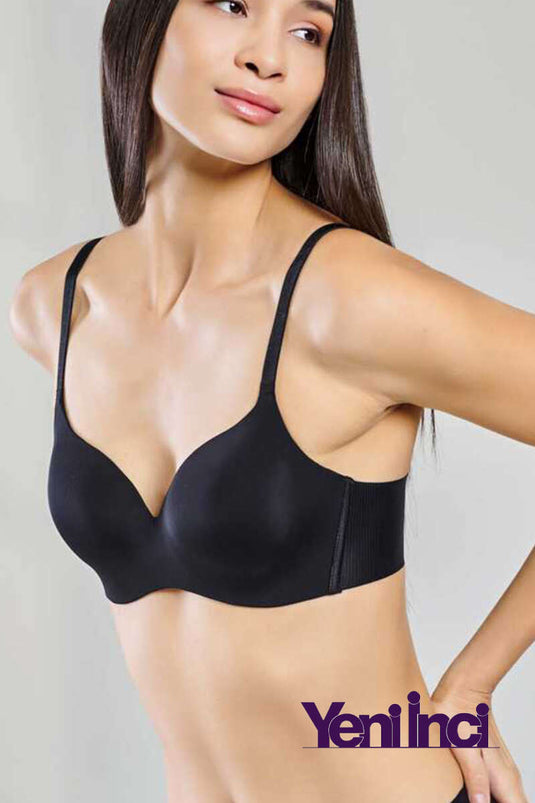 Soutien-gorge New Pearl Bra Woow à fines bretelles noires
