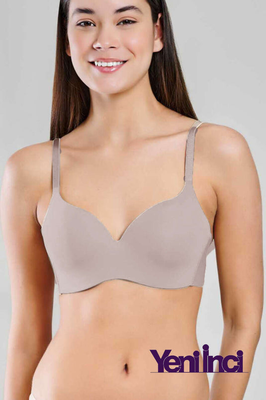 Soutien-gorge New Pearl Bra Woow à fines bretelles en vison