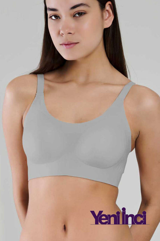 Soutien-gorge New Pearl Bra Woow à coupe ovale gris
