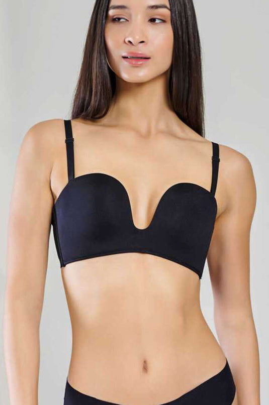 New Pearl Bra Woow Strapless Bra Black