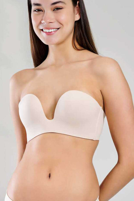 New Pearl Bra Woow Strapless Bra Beige