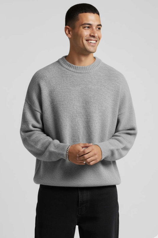 Maglione da uomo Yumoş Knit, grigio