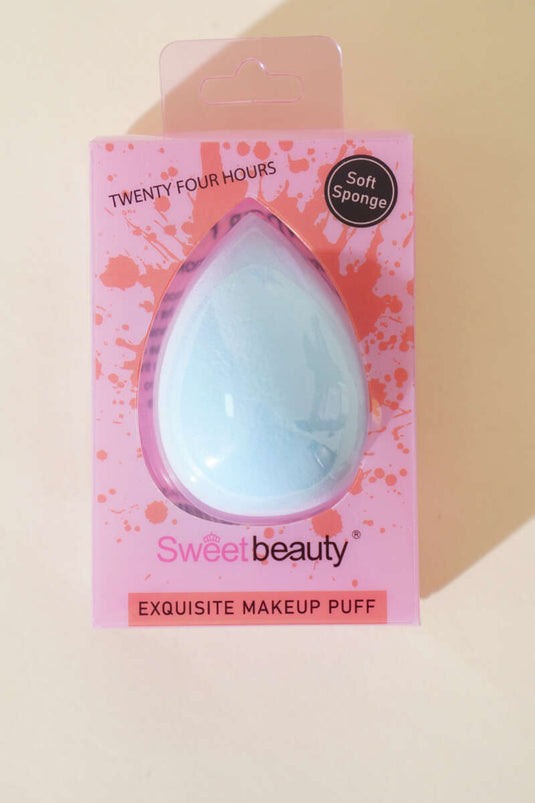 Egg Model Make-up Spons Blauw