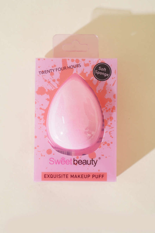 Yumurta Model Makyaj Süngeri Pembe