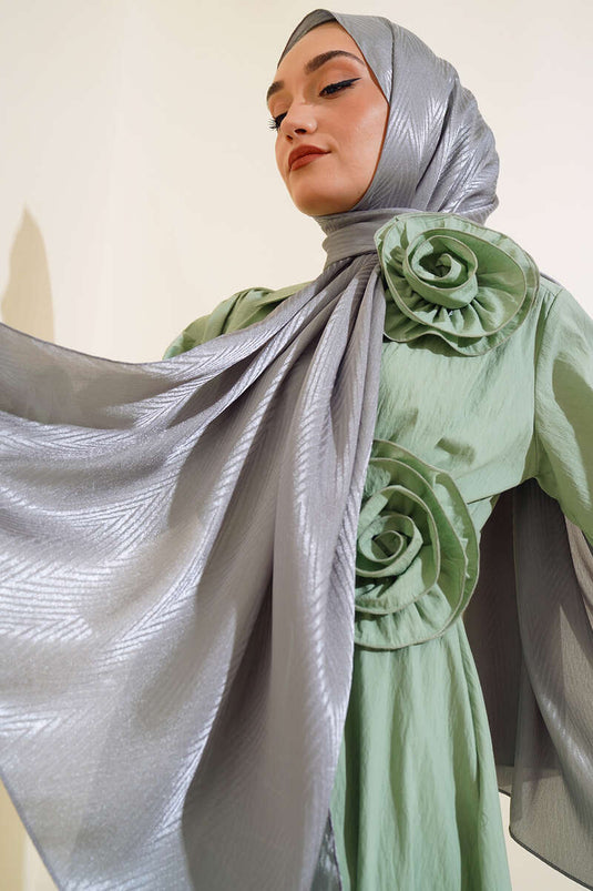 نمط متعرج ميليسا شال مدخن