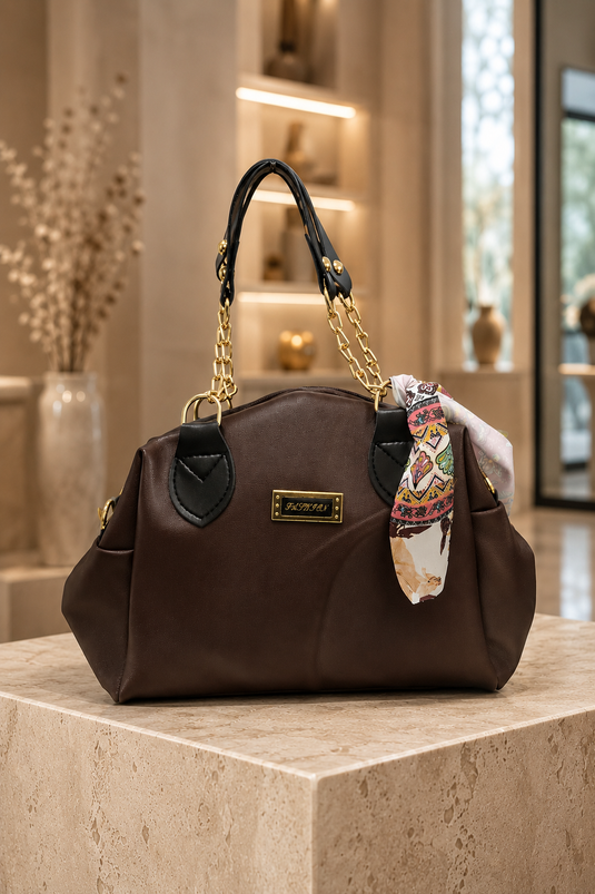 Sac à main et à épaule avec détail chaîne -9