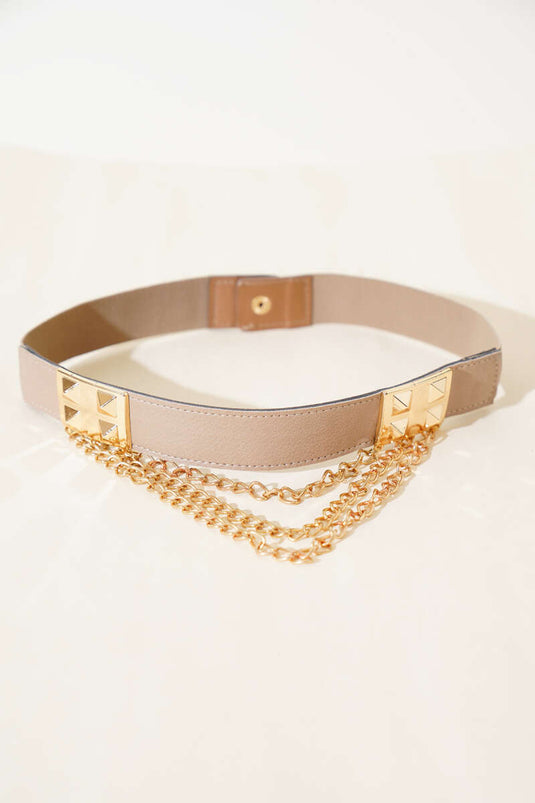 حزام سلسلة المنك