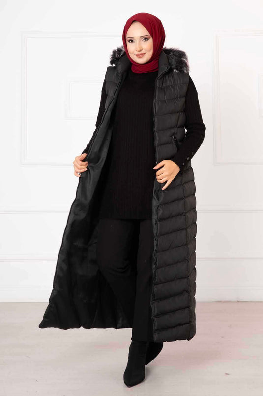 Gilet de Remplissage Taille 120 Noir