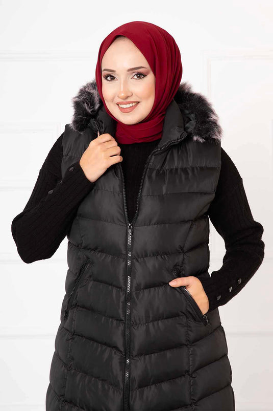 Gilet de Remplissage Taille 120 Noir