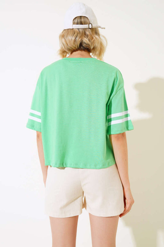 T-shirt imprimé vert 1996