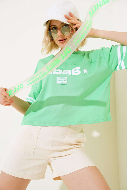 1996 Printed T-shirt Green