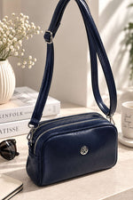 Sac Armé À Deux Compartiments Bleu Marine