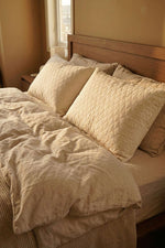 Lot De 2 Protège-Oreillers Matelassés À Motif Blanc
