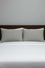 Lot de 2 taies d'oreiller en polycoton gris fumé