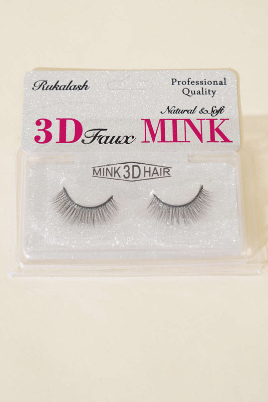 3D Effect Natural False Eyelashes No:8 Black