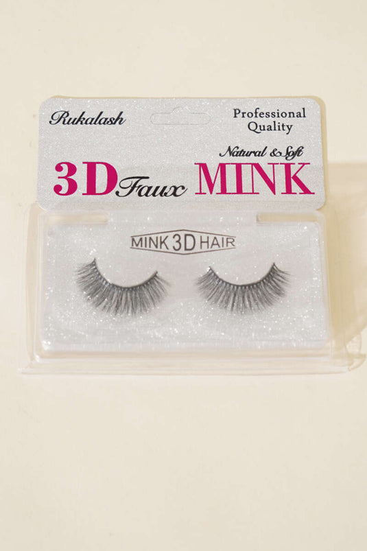 Faux cils naturels effet 3D n° 9 Noir