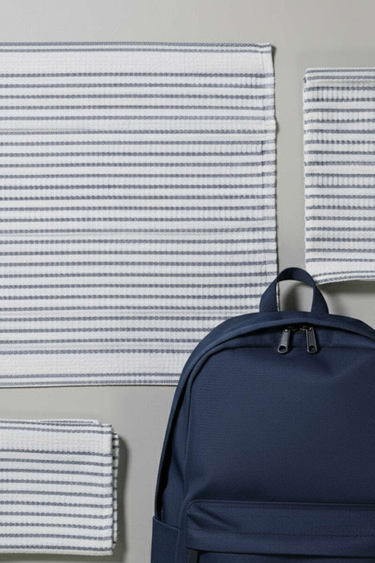 Tapis d'allaitement 3 pièces, bleu marine