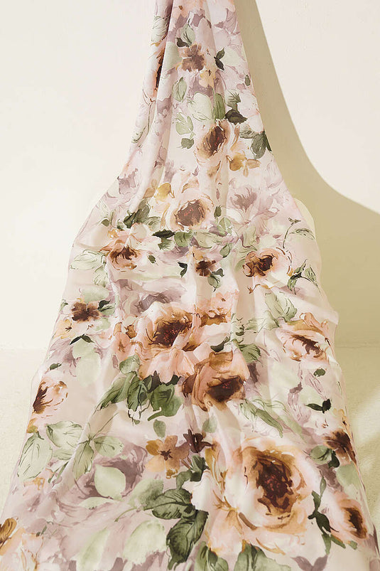 Ensemble De 3 Foulards Doux À Motifs Floraux