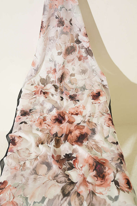 Ensemble De 3 Foulards Doux À Motifs Floraux