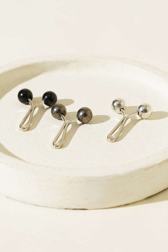 Assortiment de 3 pinces à foulard 1