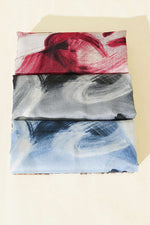 Ensemble De 3 Foulards À Motif Brosse Assortis